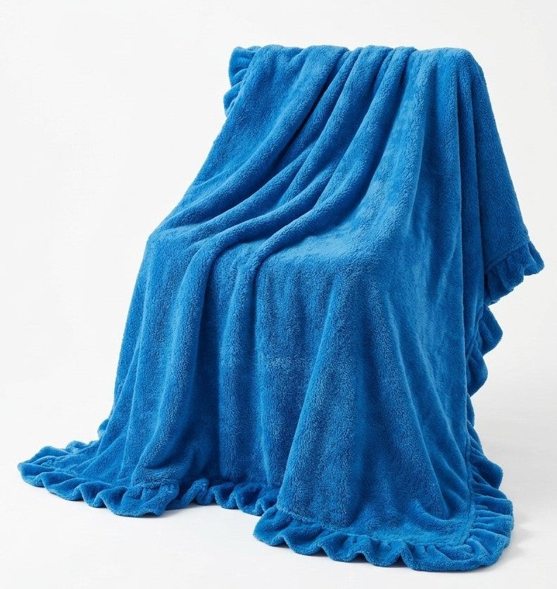 Whimsy Ultra Plush Ruffled Blanket